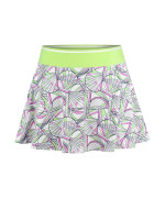 PRINTED FLOUNCE SKIRT