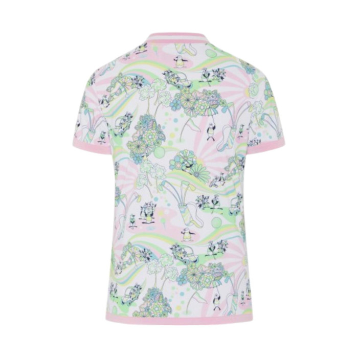 RETRO PRINT GOLF POLO
