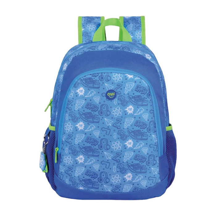 MOCHILA MORRAL GRANDE STICKERS