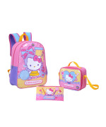 COMBO MORAL+LONCHERA+ESTUCHE HELLO KITTY ICONIC