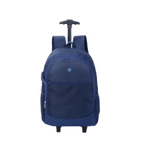 MOCHILA / MORRAL GRANDE CON RUEDAS BLUE