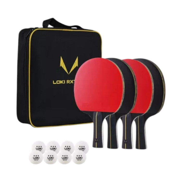 SET RAQUETAS TENIS DE MESA LOKI
