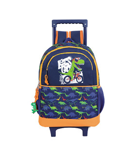 MOCHILA MORRAL GRANDE CON RUEDAS DINO BIKE