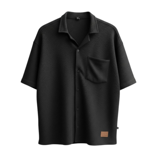 CAMISA OVERSIZE TEXTURIZADA