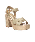 SANDALIA CON TACON P/DAMA