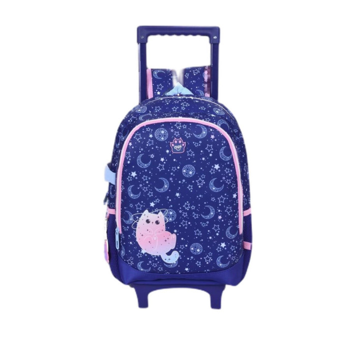MOCHILA/MORRAL C/RUEDAS TALLA S HAPPY MAGIC CAT