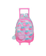 MOCHILA/MORRAL C/RUEDAS TALLA S HAPPY OSITOS