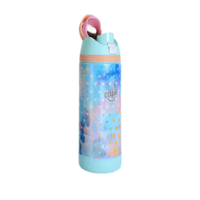 BOTELLA CURVED 720ML WATERCOLOR