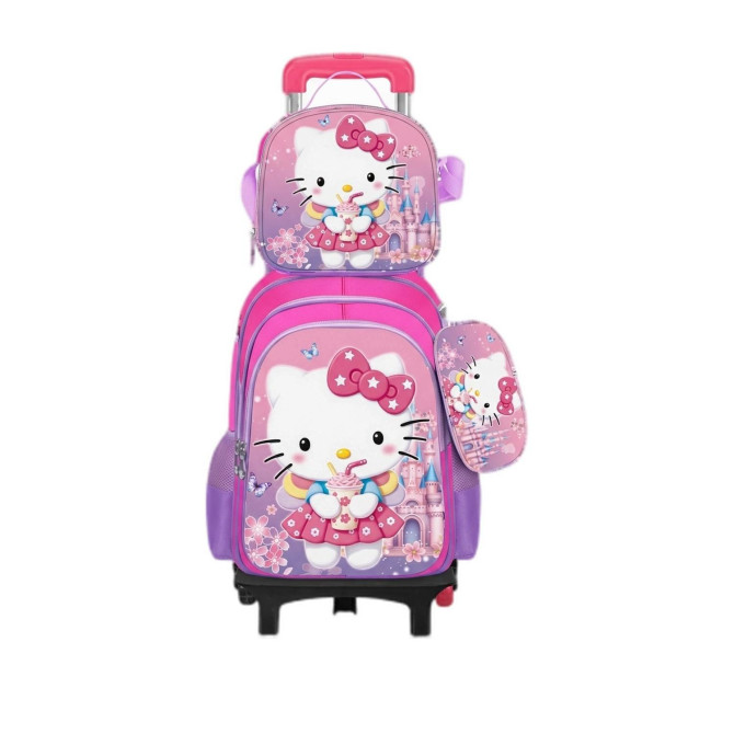 MOCHILA HELLO KITTY SET 3 PIEZAS