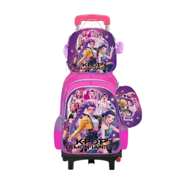 MOCHILA K-POP HUNTERS SET 3 PIEZAS