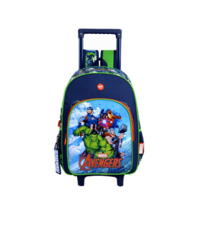 MOCHILA / MORRAL GRANDE CON RUEDAS AVENGERS