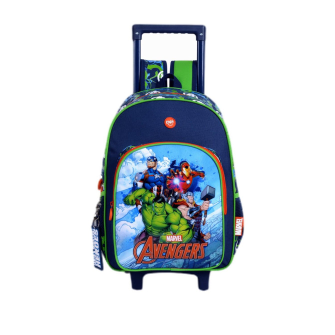 MOCHILA / MORRAL GRANDE CON RUEDAS AVENGERS