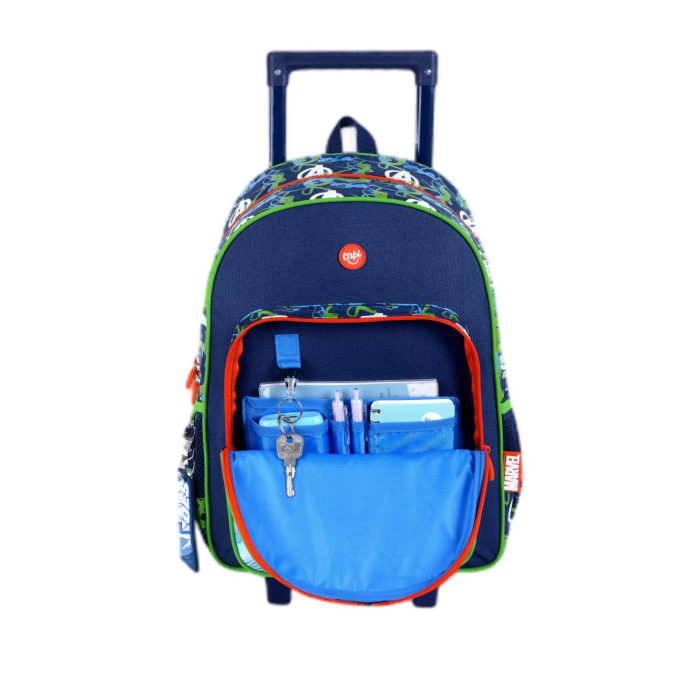 MOCHILA / MORRAL GRANDE CON RUEDAS AVENGERS