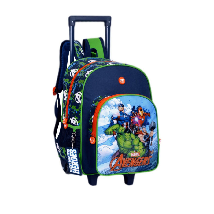MOCHILA / MORRAL GRANDE CON RUEDAS AVENGERS