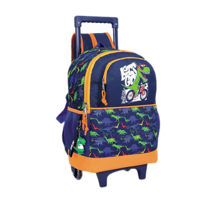 MOCHILA MORRAL GRANDE CON RUEDAS DINO BIKE
