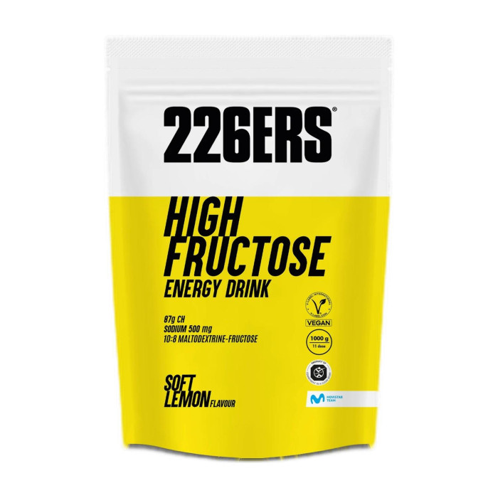 HIGH FRUCTOSE ENERGY DRINK 1KG SOFT LEMON