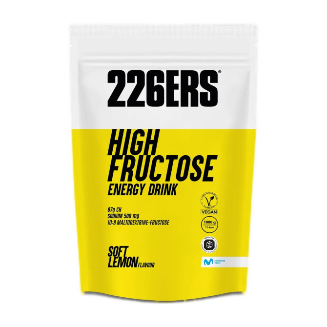 HIGH FRUCTOSE ENERGY DRINK 1KG SOFT LEMON